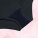 Culotte Menstruelle by Nana™ High Waist Dots Moderate, noire, avec dentelle à pois, offrant confort et protection jusqu&