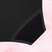 Culotte menstruelle ComfortFit High Waist Heavy, taille haute, en tissu noir et rose, offrant protection discrète et absorption rapide grâce à la technologie TriTech Performance.
