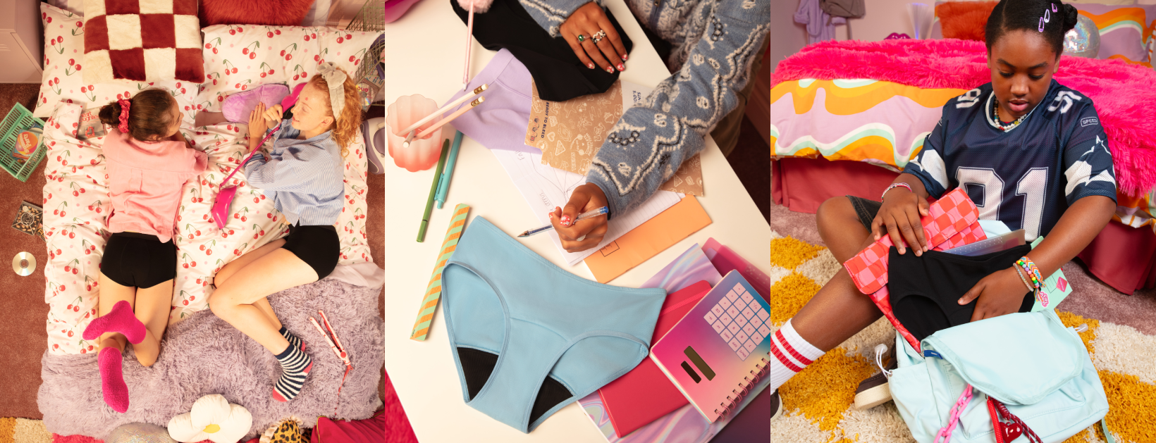 Les meilleures culottes menstruelles pour ados