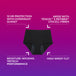 Culotte menstruelle haute Nouveau ComfortFit High Waist Nuit, protection nocturne.