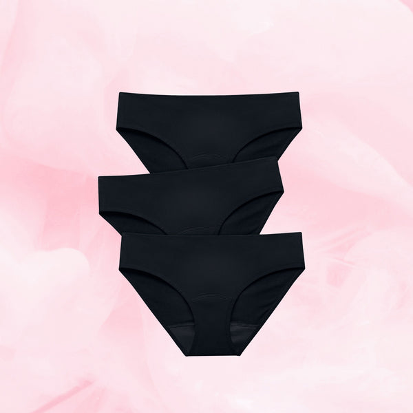 Hipster en coton flux abondants - Lot de 3