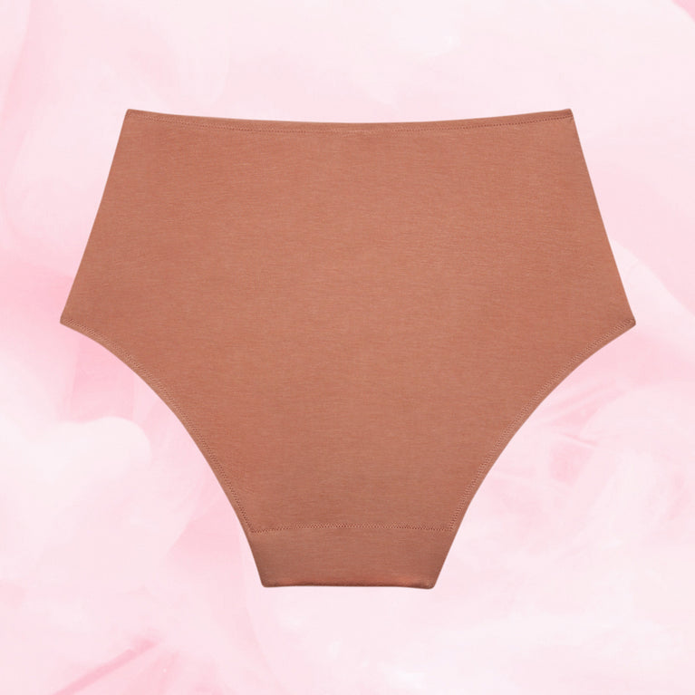Culotte menstruelle Confort Premium High Waist, sous-vêtement discret et confortable avec technologie TriTech, offrant 12 heures de protection, idéal pour flux variés.