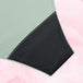 Culotte menstruelle ComfortFit Essentielle Brazilian Heavy, noire et grise, avec gousset ComfortFit et technologie TriTech pour une absorption fiable et discrète.