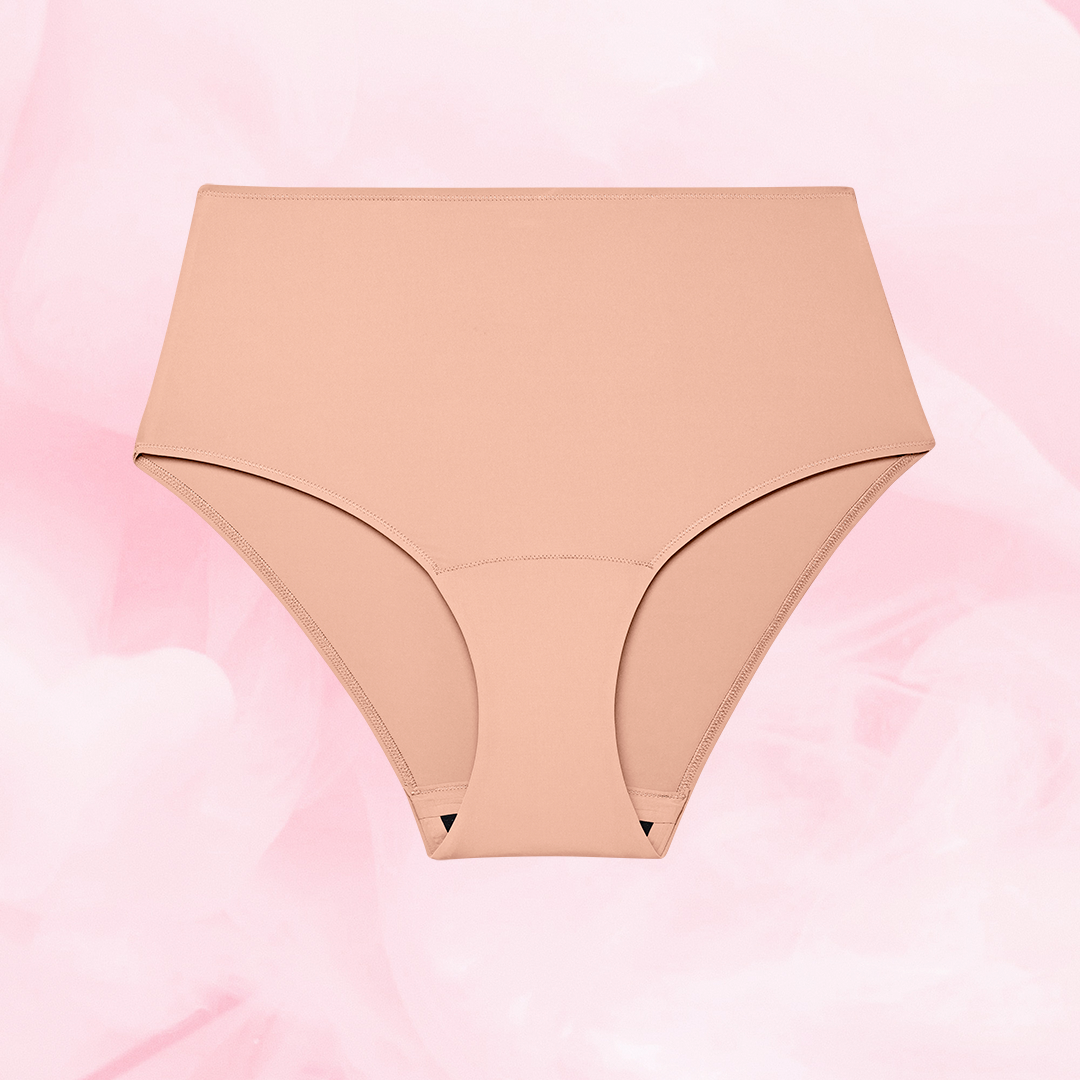 Culotte menstruelle ComfortFit High Waist Light, protection fiable et discrète, taille haute pour confort optimal, idéale pour flux léger, fabriquée en polyamide recyclé.