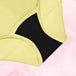 Culotte menstruelle réutilisable à taille haute pour flux modéré, offrant protection jusqu&