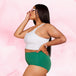 Culotte menstruelle à taille haute, offrant confort et protection jusqu&