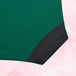 Culotte menstruelle ComfortFit Essentielle Hipster Light avec tissu vert, bordures fines noires, technologie TriTech pour absorption efficace et protection durable.