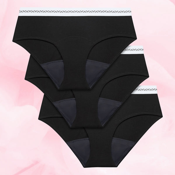 Essentielle Hipster Logo Waistband Abondants Lot x3