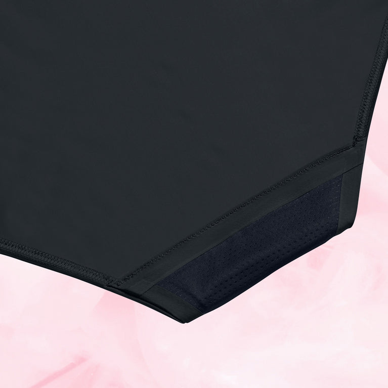 Culotte Menstruelle High Waist Floral Light, taille haute, détails de dentelle fleurie, conçue pour flux léger avec technologie absorbante TriTech.