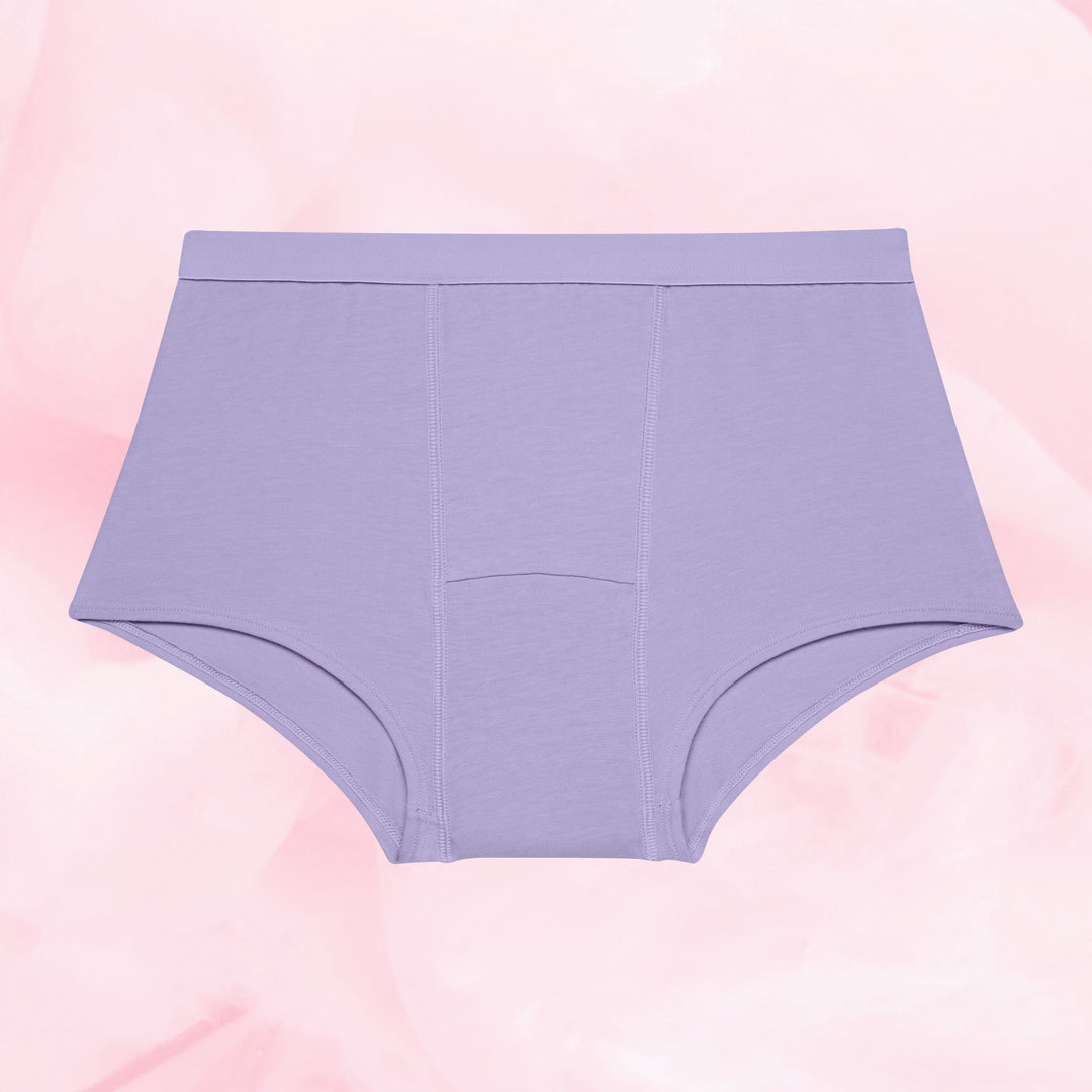 Ados - Boxer flux modéré en taille haute avec large ceinture.