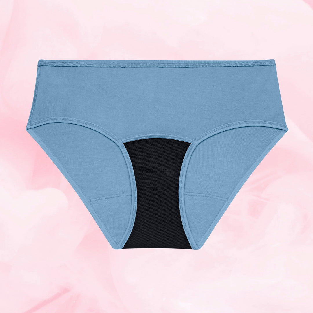 Culotte menstruelle Ados - Hipster flux abondant avec panneau absorbant.