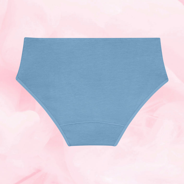 Ados - Hipster flux modéré, culotte taille haute exposée.