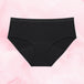 Culotte menstruelle noire Ados - Hipster Print Lot x3 Moderate, taille basse, absorbante, confortable, idéale pour flux modéré. 