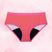 Culottes menstruelles Ados - Hipster Print Lot x3 Moderate, taille basse avec imprimé, pour flux modéré, confortables et lavables, absorbent parfaitement le sang.