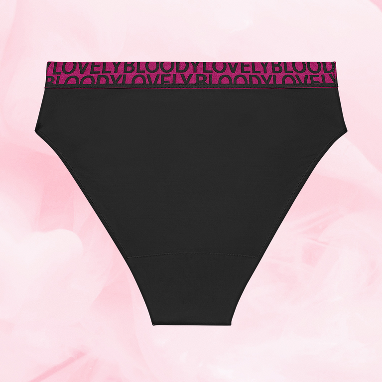 Culotte menstruelle ComfortFit High Leg Abondants pour protection fiable.