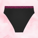 Culotte menstruelle ComfortFit High Leg Modéré avec texte BLOODY LOVELY.