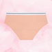 Gros plan sur la culotte menstruelle ComfortFit Essentielle Hipster Logo, présentant un design discret avec logo, offrant protection fiable et confort optimal.