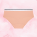 Culotte menstruelle ComfortFit Essentielle Hipster Logo Light avec logo visible, offrant protection fiable et ajustement optimal pour flux léger, jusqu&