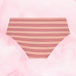 Gros plan sur la culotte menstruelle ComfortFit Essentielle Hipster Moderate avec design discret et bordures fines pour protection fiable et ajustement confortable.