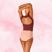Femme portant le ComfortFit High Waist Heavy, culotte menstruelle taille haute, offrant protection discrète et fiable, avec technologie TriTech Performance pour absorption efficace.